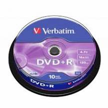 DVD+R VERBATIM ADVANCED AZO 16X/ TARRINA-10UDS