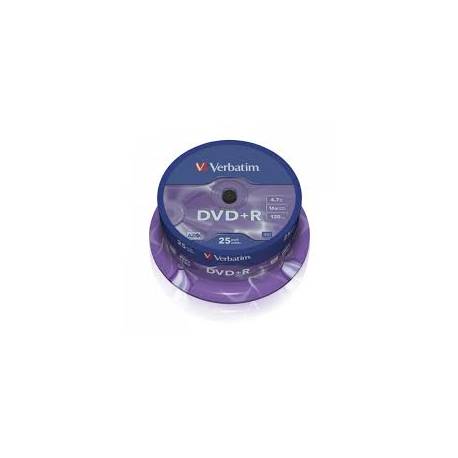 DVD+R VERBATIM ADVANCED AZO 16X/ TARRINA-25UDS