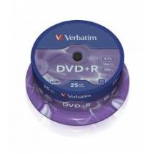 DVD+R VERBATIM ADVANCED AZO 16X/ TARRINA-25UDS