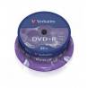 DVD+R VERBATIM ADVANCED AZO 16X/ TARRINA-25UDS