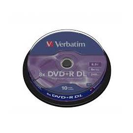 DVD+R DOBLE CAPA VERBATIM ADVANCED AZO 8X/ TARRINA-10UDS