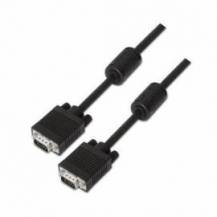 CABLE SVGA AISENS A113-0073/ VGA MACHO - VGA MACHO/ HASTA 3W/ 10MBPS/ 6M/ NEGRO