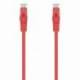 CABLE DE RED RJ45 AWG24 UTP AISENS A145-0562 CAT.6A/ LSZH/ 3M/ ROJO