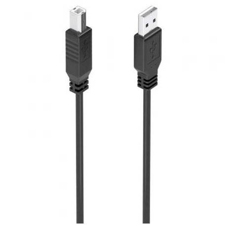 CABLE ALARGADOR USB 2.0 CON AMPLIFICADOR AISENS A101-0881/ USB MACHO - USB TIPO-B MACHO/ 10M/ NEGRO