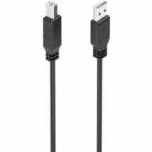 CABLE ALARGADOR USB 2.0 AISENS A101-0906/ USB MACHO - USB TIPO-B/ 15M/ NEGRO