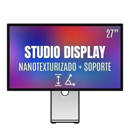 APPLE STUDIO DISPLAY 27'/ CRISTAL NANO TEXTURIZADO/ SOPORTE CON ALTURA E INCLINACIÓN AJUSTABLE