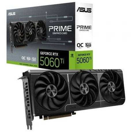 TARJETA GRÁFICA ASUS PRIME GEFORCE RTX 5060 TI OC EDITION/ 16GB GDDR7