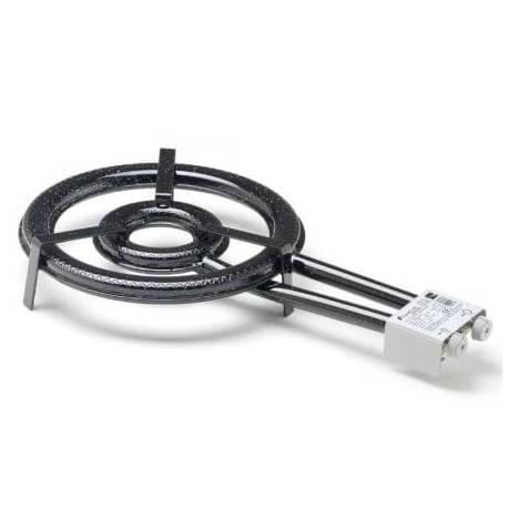 PAELLERO FLAMES VLC T-380/ 2 QUEMADORES/ DIÁMETRO 38CM