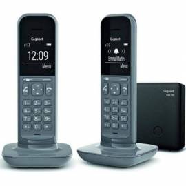TELÉFONO INALÁMBRICO GIGASET CL390/ PACK DUO/ GRIS