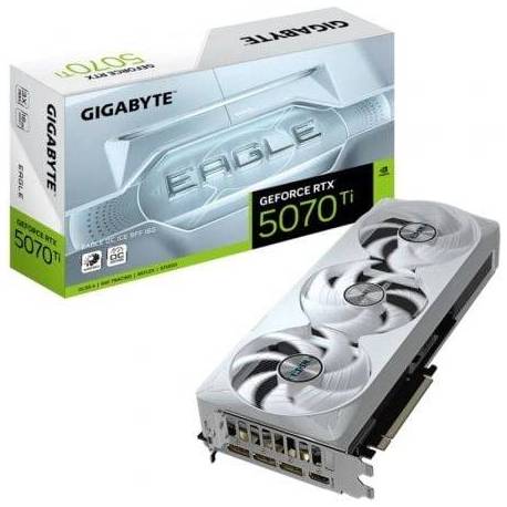 TARJETA GRÁFICA GIGABYTE GEFORCE RTX 5070TI EAGLE OC ICE SFF/ 16GB GDDR7