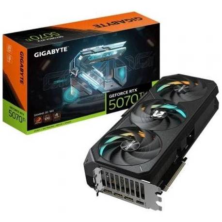 TARJETA GRÁFICA GIGABYTE GEFORCE RTX 5070 TI GAMING OC 16G/ 16GB GDDR7