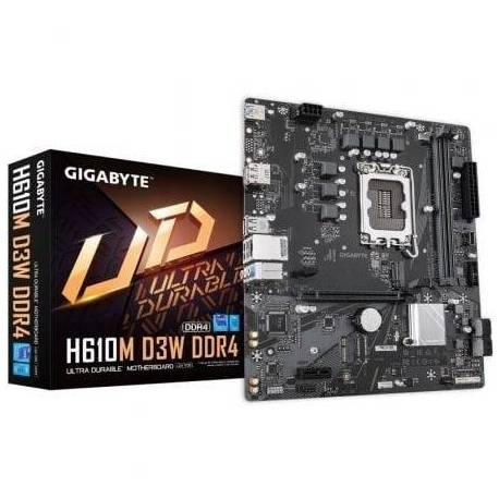 PLACA BASE GIGABYTE H610M D3W DRR4 SOCKET 1700/ DDR4/ PCIE 4.0/ MICRO ATX