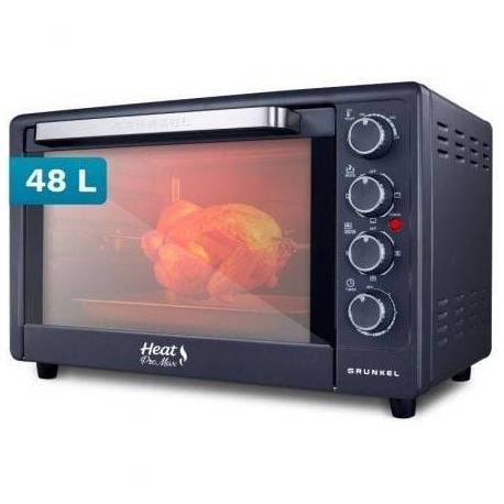 HORNO DE SOBREMESA GRUNKEL HR-48PROMAX/ 2200W/ CAPACIDAD 48L/ NEGRO
