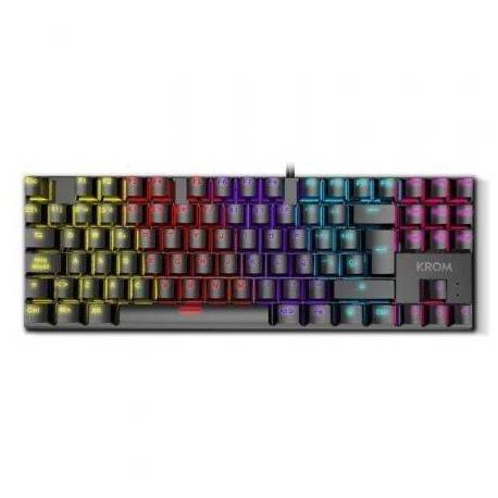 TECLADO GAMING MECÁNICO KROM KASIC TKL/ NEGRO