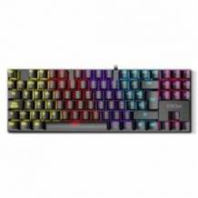 TECLADO GAMING MECÁNICO KROM KASIC TKL/ NEGRO