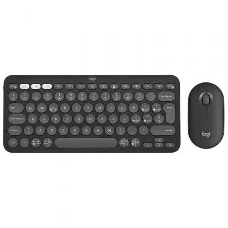 TECLADO Y RATÓN INALÁMBRICOS LOGITECH PEBBLE 2 COMBO