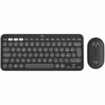 TECLADO Y RATÓN INALÁMBRICOS LOGITECH PEBBLE 2 COMBO