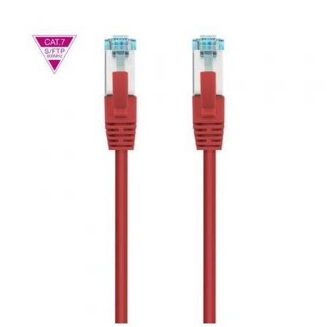 CABLE DE RED RJ45 SFTP NANOCABLE 10.20.1701-R CAT.7/ 1M/ ROJO