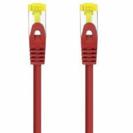 CABLE DE RED RJ45 SFTP NANOCABLE 10.20.1900-L25-R CAT.6A/ LSZH/ 25CM/ ROJO