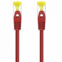 CABLE DE RED RJ45 SFTP NANOCABLE 10.20.1900-L25-R CAT.6A/ LSZH/ 25CM/ ROJO