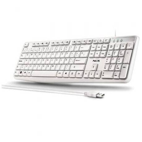TECLADO NGS HERITAGE HERITAGESPANISH/ BLANCO