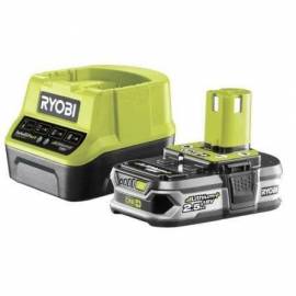 CARGADOR + BATERÍA DE LITIO RYOBI ONE+ RC18120-125/ 18V 2,0AH