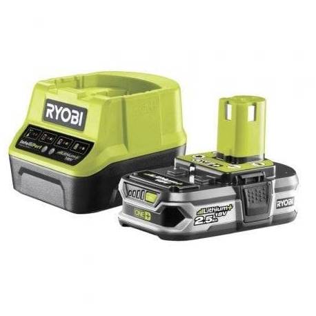 CARGADOR + BATERÍA DE LITIO RYOBI ONE+ RC18120-125/ 18V 2,0AH