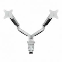SOPORTE DE MESA PARA 2 MONITORES TOOQ DB3132TNR-S/ GIRATORIO/ INCLINABLE/ HASTA 9KG