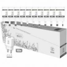 PACK 10 CARGADORES DE PARED TECH ONE TECH BASIK TEC2954/ 1XUSB/ 12W