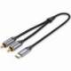 CABLE CONVERSOR VENTION BGUHG/ 2X RCA MACHO - USB TIPO-C MACHO/ 1.5M/ GRIS