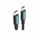 CABLE USB 2.0 TIPO-C VENTION COSBH/ USB TIPO-C MACHO - USB TIPO-C MACHO/ HASTA 60W/ 480MBPS/ 2M/ NEGRO