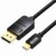CABLE DISPLAYPORT VENTION HAABI/ MINI DISPLAYPORT MACHO - DISPLAYPORT MACHO/ 3M/ NEGRO