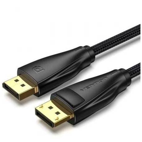 CABLE DISPLAYPORT 1.4 8K VENTION HCCBH/ DISPLAYPORT MACHO - DISPLAYPORT MACHO/ 2M/ NEGRO