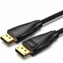 CABLE DISPLAYPORT 1.4 8K VENTION HCCBH/ DISPLAYPORT MACHO - DISPLAYPORT MACHO/ 2M/ NEGRO