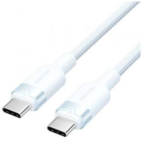 CABLE USB 2.0 TIPO-C 3A VENTION TRDSH/ USB TIPO-C MACHO - USB TIPO-C MACHO/ HASTA 60W/ 480MBPS/ 2M/ AZUL