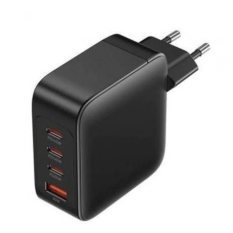 CARGADOR DE PARED GAN VENTION FEIB0-EU/ 3XUSB TIPO-C + CABLE USB TIPO-C/ 1XUSB/ 140W