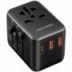 CARGADOR DE PARED UNIVERSAL VENTION FJEB0/ TOMA DE CORRIENTE UNIVERSAL/ 1XUSB TIPO-C/ 2XUSB/ 65W
