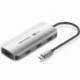 DOCKING USB TIPO-C VENTION TQDHB/ 1XHDMI 4K/ 3XUSB/ 1XUSB TIPO-C PD/ GRIS