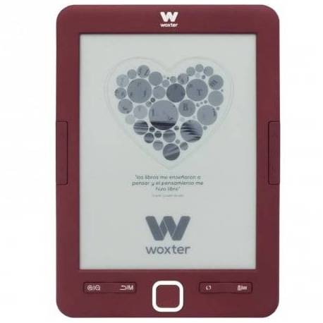 LIBRO ELECTRÓNICO EBOOK WOXTER SCRIBA 195/ 6'/ TINTA ELECTRÓNICA/ ROJO