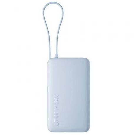 POWERBANK 10000MAH XIAOMI 67W POWER BANK INTEGRATED CABLE/ 67W/ AZUL/ INCLUYE CABLE USB TIPO-C