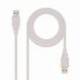 CABLE USB 2.0 NANOCABLE 10.01.0302/ USB MACHO - USB MACHO/ 1M/ BEIGE