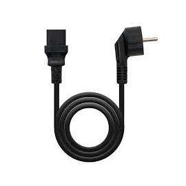 CABLE ALIMENTACIÓN NANOCABLE 10.22.0102/ SCHUKO MACHO - C13 HEMBRA/ 1.5M/ NEGRO