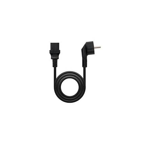CABLE ALIMENTACIÓN NANOCABLE 10.22.0102/ SCHUKO MACHO - C13 HEMBRA/ 1.5M/ NEGRO