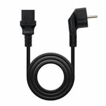 CABLE ALIMENTACIÓN NANOCABLE 10.22.0102/ SCHUKO MACHO - C13 HEMBRA/ 1.5M/ NEGRO