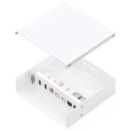 CAJA DE CONEXIONES AISENS A127-1031/ VGA - 2X HDMI - JACK 3.5 - 2X USB-B - 2X RJ45