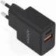 CARGADOR DE PARED GAN AISENS A110-1026/ 1XUSB TIPO-C/ 1XUSB/ 20W/ NEGRO