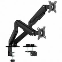 SOPORTE DE MESA CON CONTRAPESO PARA 2 MONITORES AISENS DT32TSR-451/ GIRATORIO/ INCLINABLE/ HASTA 9KG