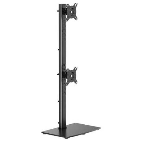 SOPORTE DE MESA PARA 2 MONITORES AISENS DT34TSR-459/ GIRATORIO/ INCLINABLE/ HASTA 12KG
