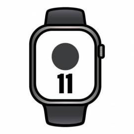 APPLE WATCH SERIES 11/ GPS/ CELLULAR/ 42MM/ TITANIO NEGRO/ PIZARRA CORREA DEPORTIVA NEGRO (S/M)