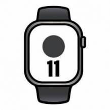 APPLE WATCH SERIES 11/ GPS/ CELLULAR/ 42MM/ TITANIO NEGRO/ PIZARRA CORREA DEPORTIVA NEGRO (S/M)
